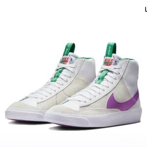 Nike Blazer Mid '77 GS 'Dance - White Fuchsia Green kids size 1